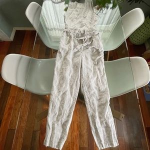 not PERFECT LINEN Wrap Jumpsuit